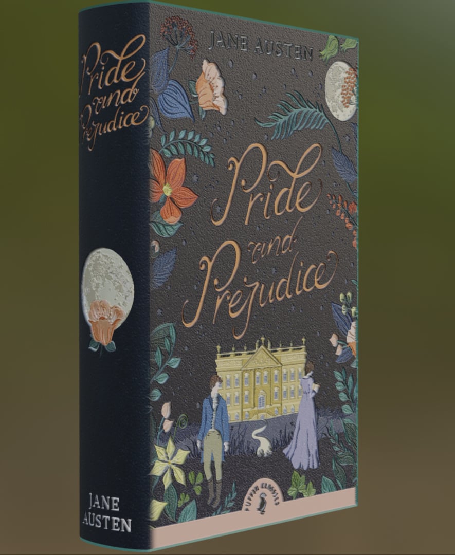 Pride and Prejudice - Book Litho 3d model
