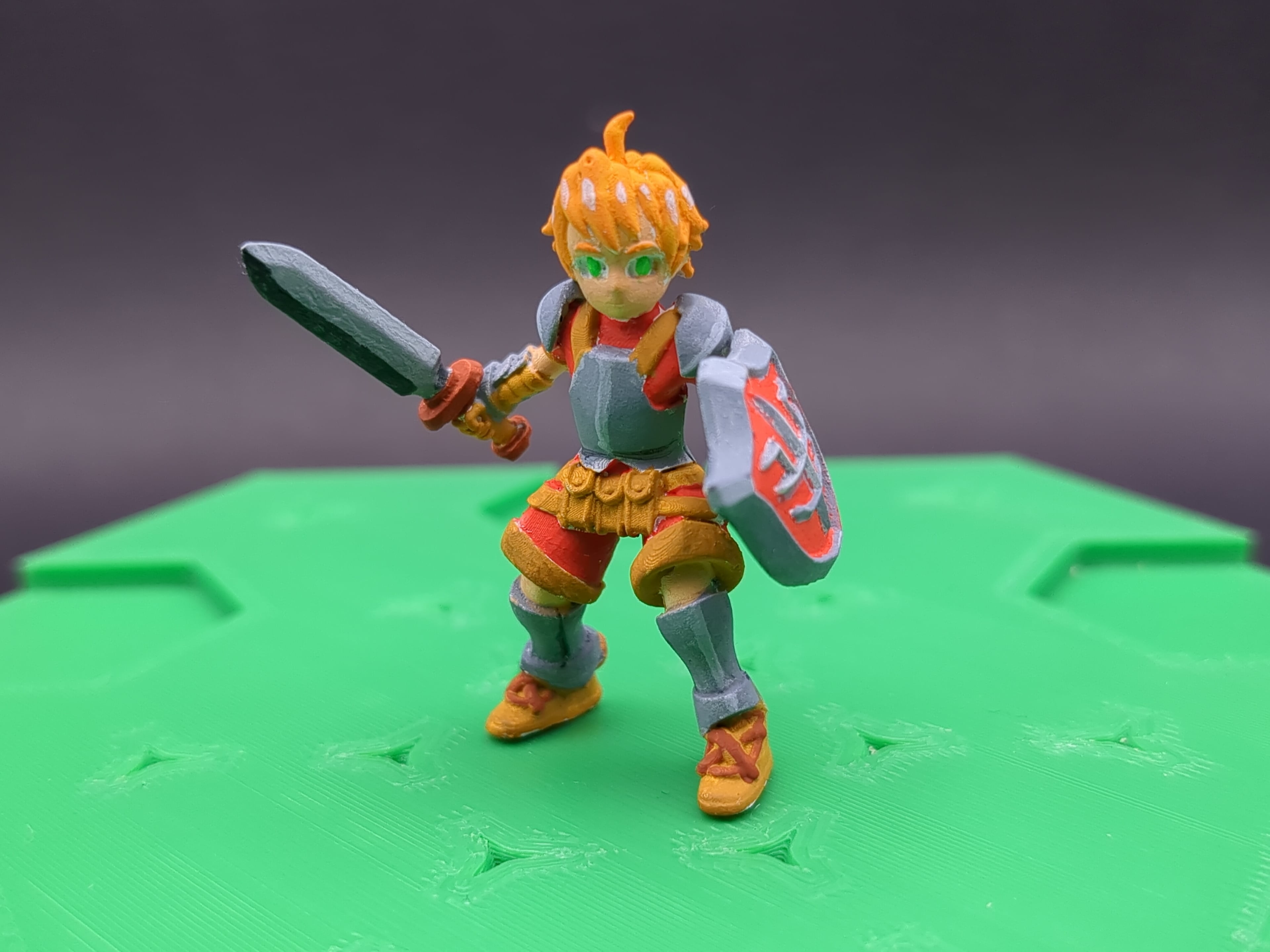 JRPG Warriors; Miniatures Collection 3d model