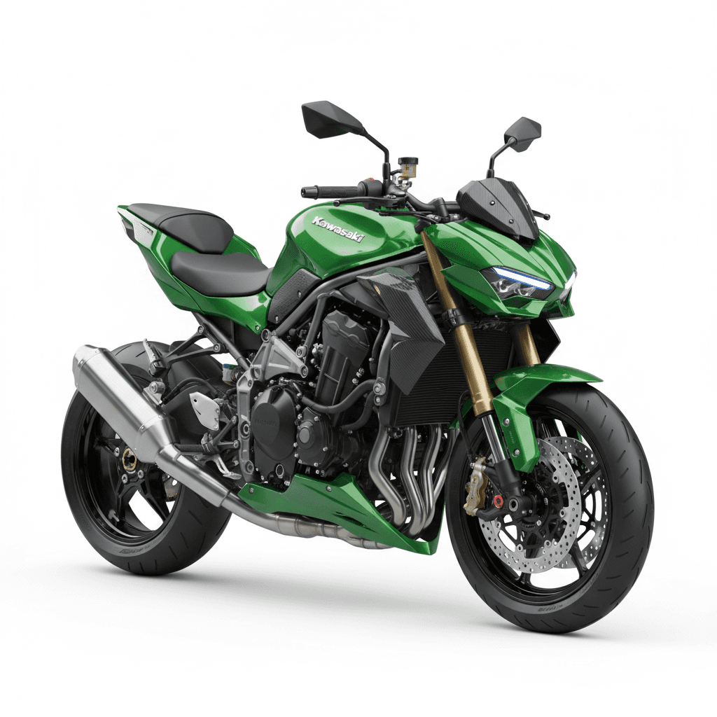 Kawasaki H2 Mach IV Motorcycle 3d model