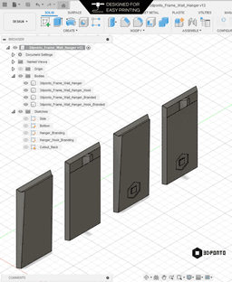 Frame Wall Hanger 3d model