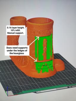 The Impationt One 12oz can cozy dice tower 3d model
