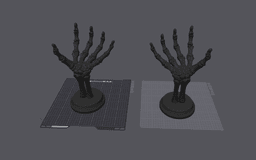 skeleton hand jewelry holder.3mf 3d model