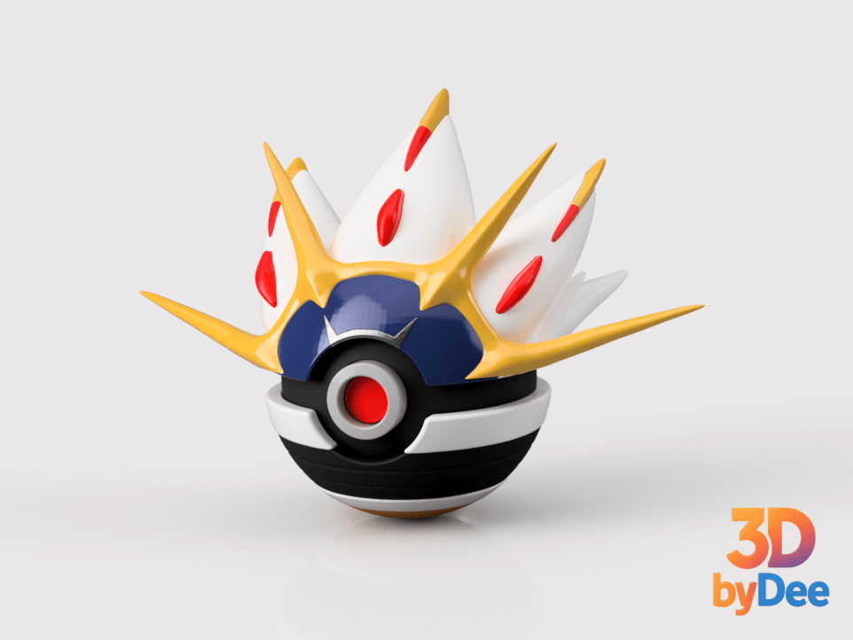 Solgaleo Poke Ball 3d model