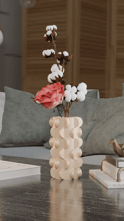 Vase Hemisphere Pattern 3d model