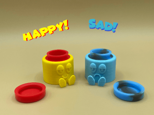 Chill Buddy Jr 5ml Silicone Container 3d model