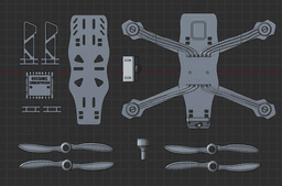 FPV "Model" Kit 3d model