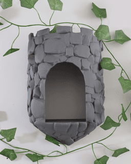 Medieval Castle Tower Decorative Shelf 3d model