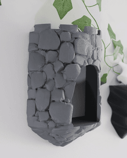 Medieval Castle Tower Decorative Shelf 3d model