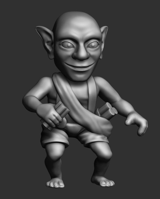 Goblin Tnt_55mm.stl 3d model