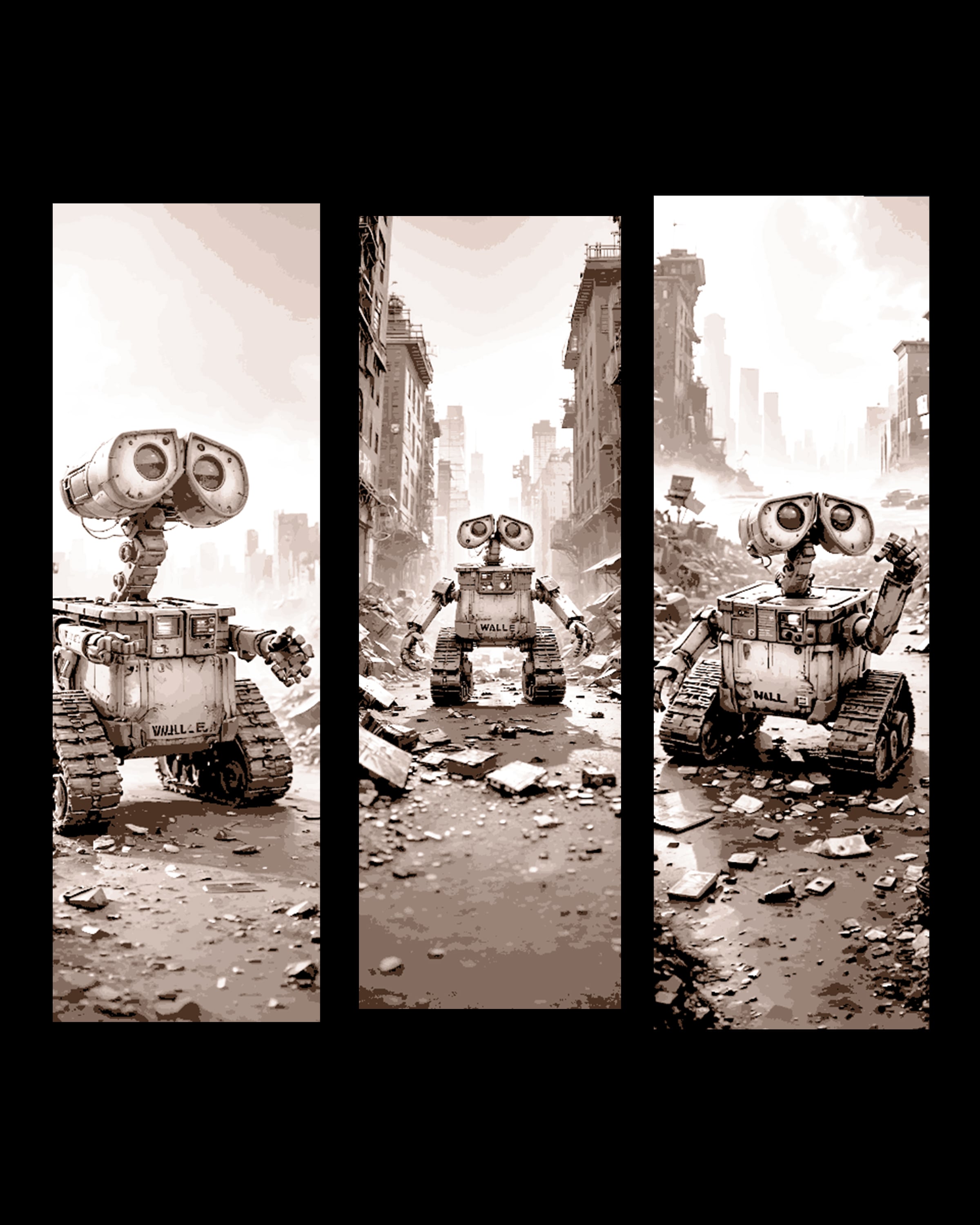 The great garbage sorter and picker upper, Wall-e - Set of bookmarks 3d model
