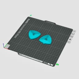 Fidget Wobble Triangle Toy Print in Place 3d model