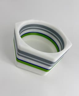 CH128-75 Stackable bin box module for creative home decor 3d print stl 3d model