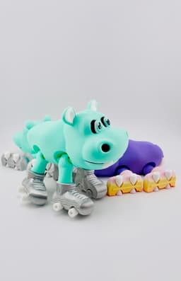 Hippo Roller Skate Flexi 3d model