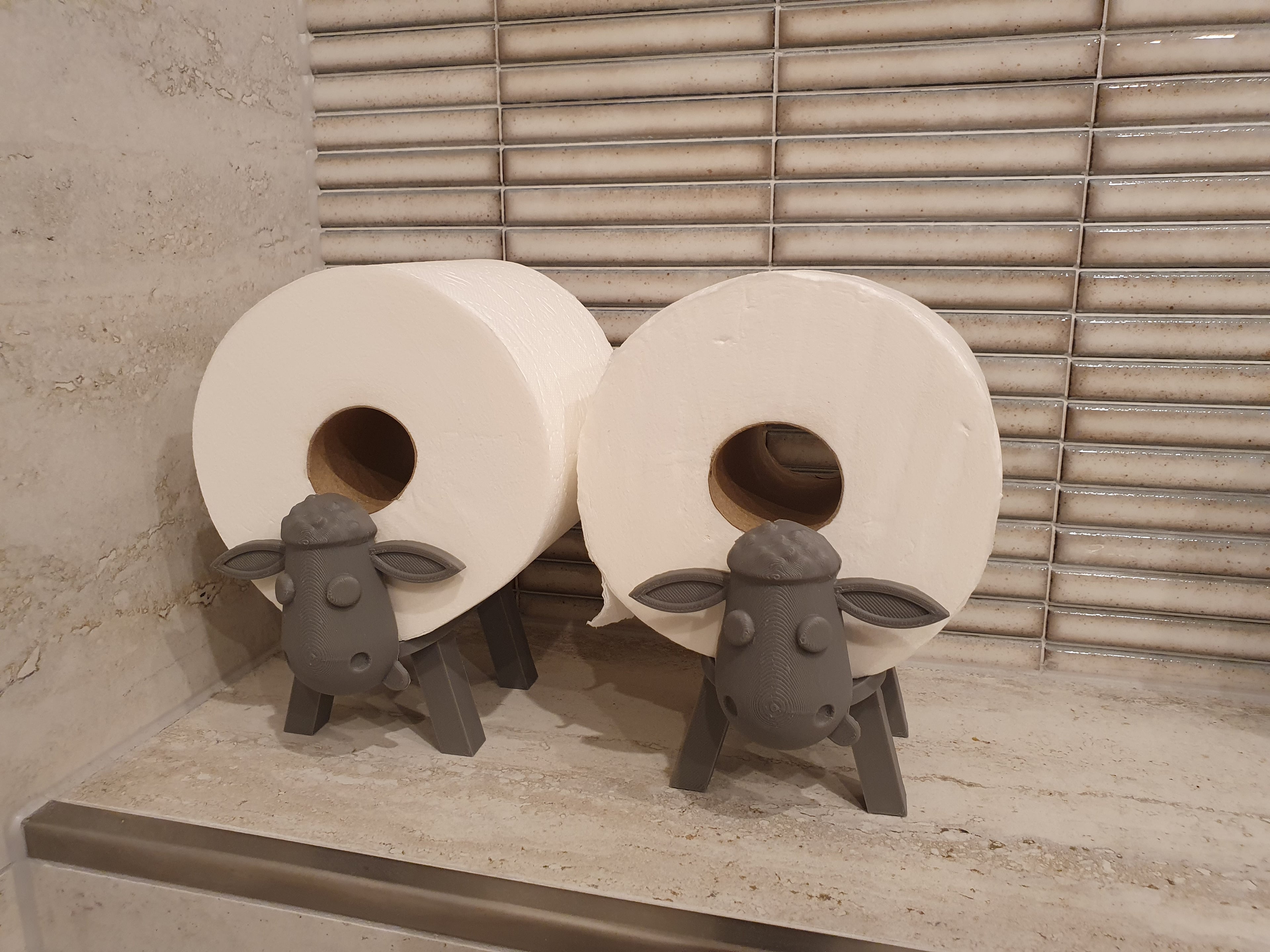 Sheep - the tolet paper stand 3d model