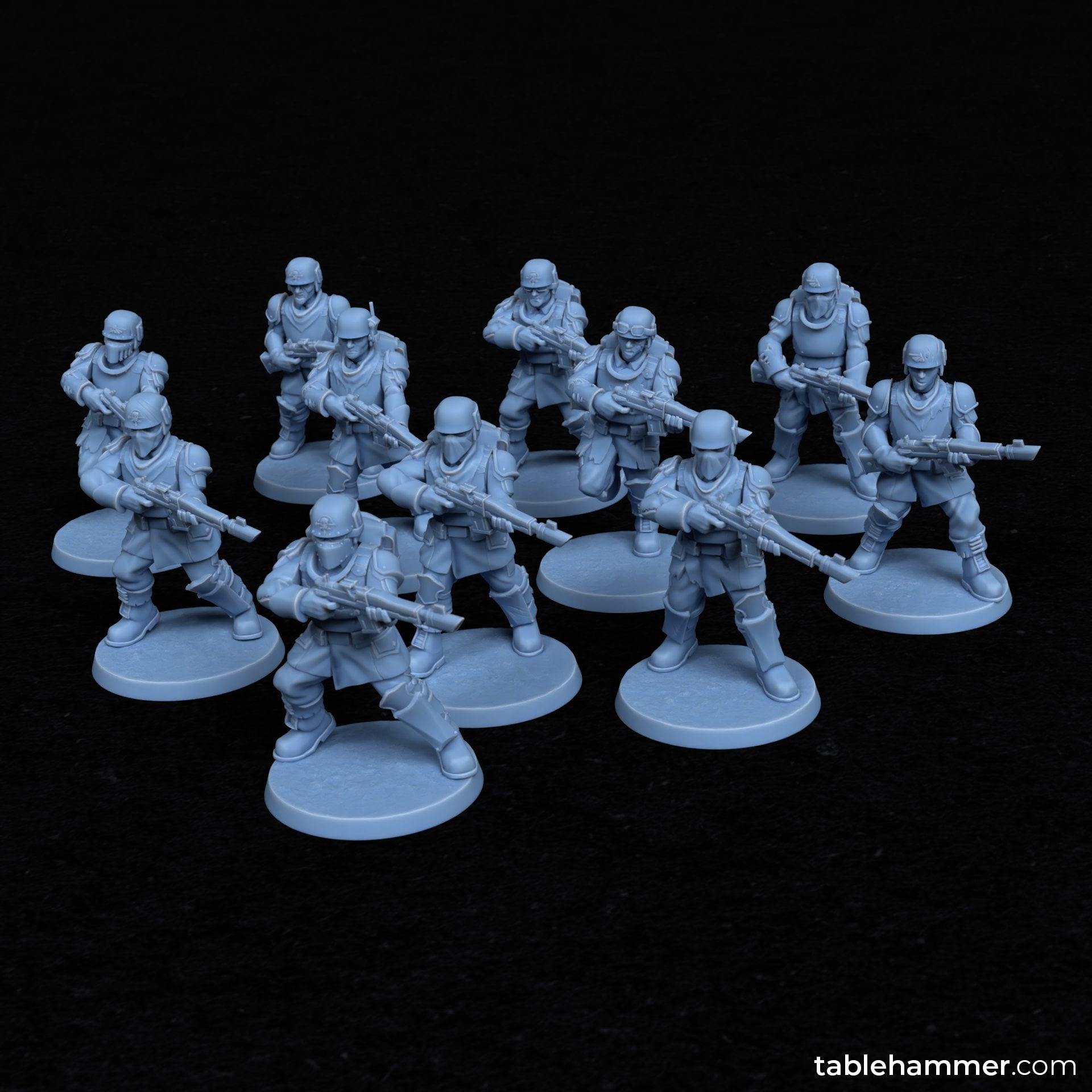 Renegade Guard - Infantry Pack 3d model