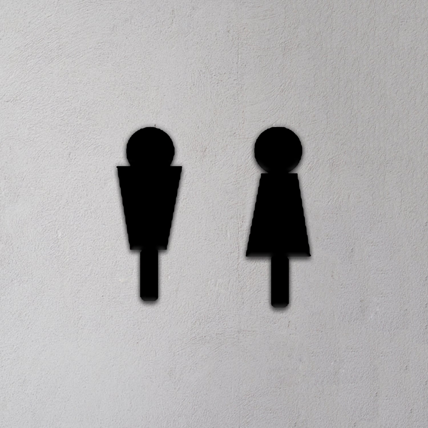 Toilet Sign 3d model