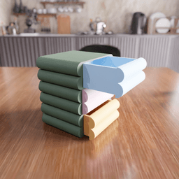 Modular Storage Drawer - Stackable Organizer Box 3d model