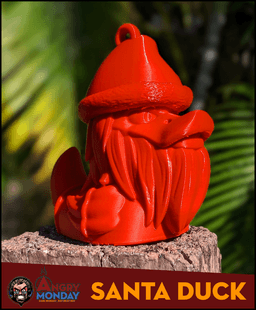 Santa Duck 3d model