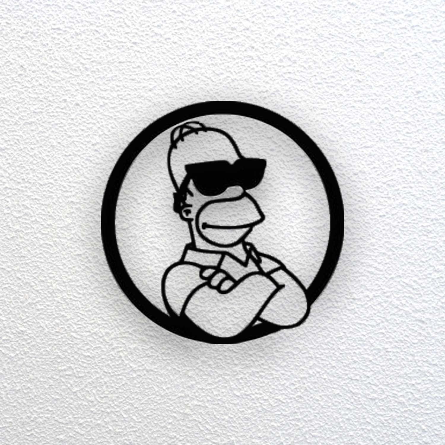 Simpson Wall Art 3d model
