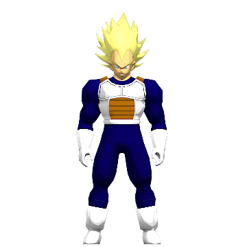Dragon Ball Z Super Saiyan Vegeta 3d model