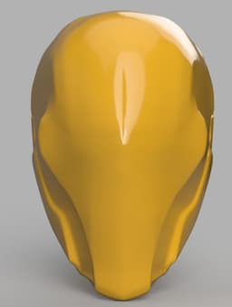 Deathstroke Mask with no eyes 3d model