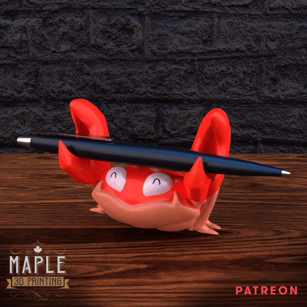 Krabby Pen Holder - Print in Place 3d model