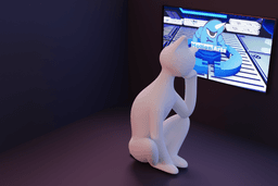 Estatua gato pensando.stl 3d model