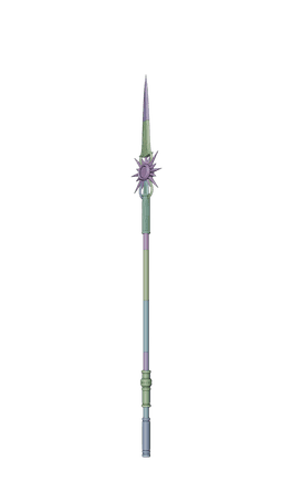 SPEAR OF NIGHT/EVENING BALDURS GATE 3 3d model