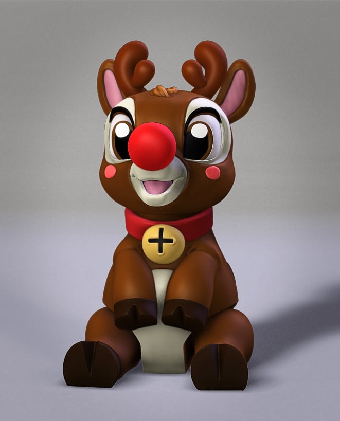 Baby Rudolph 3d model