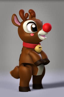 Baby Rudolph 3d model