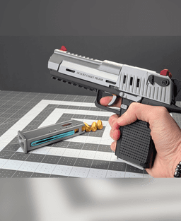 Hand Cannon | Working Toy Blaster 3d model