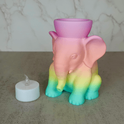 Elephant LED Tea Light 3d model