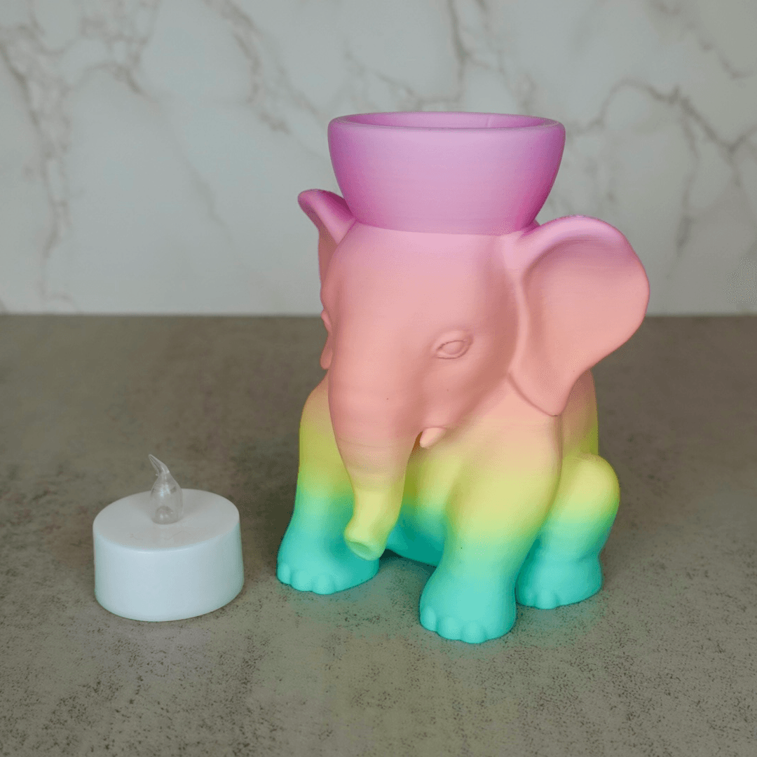 Elephant LED Tea Light 3d model