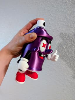 Graffiti Guy – Spray Can Figure 3d model