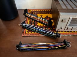 8" jumper wire comb 3d model