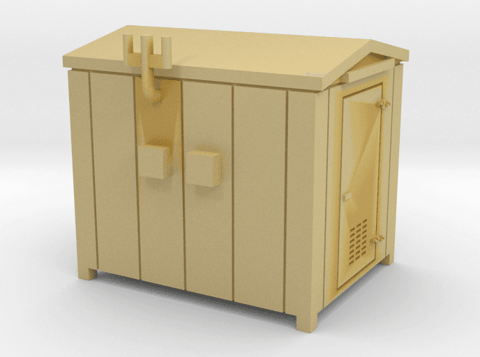 N Scale 2x Relay Shed 1 3d model