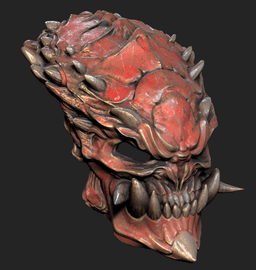 Demon Predator Mask 3d model