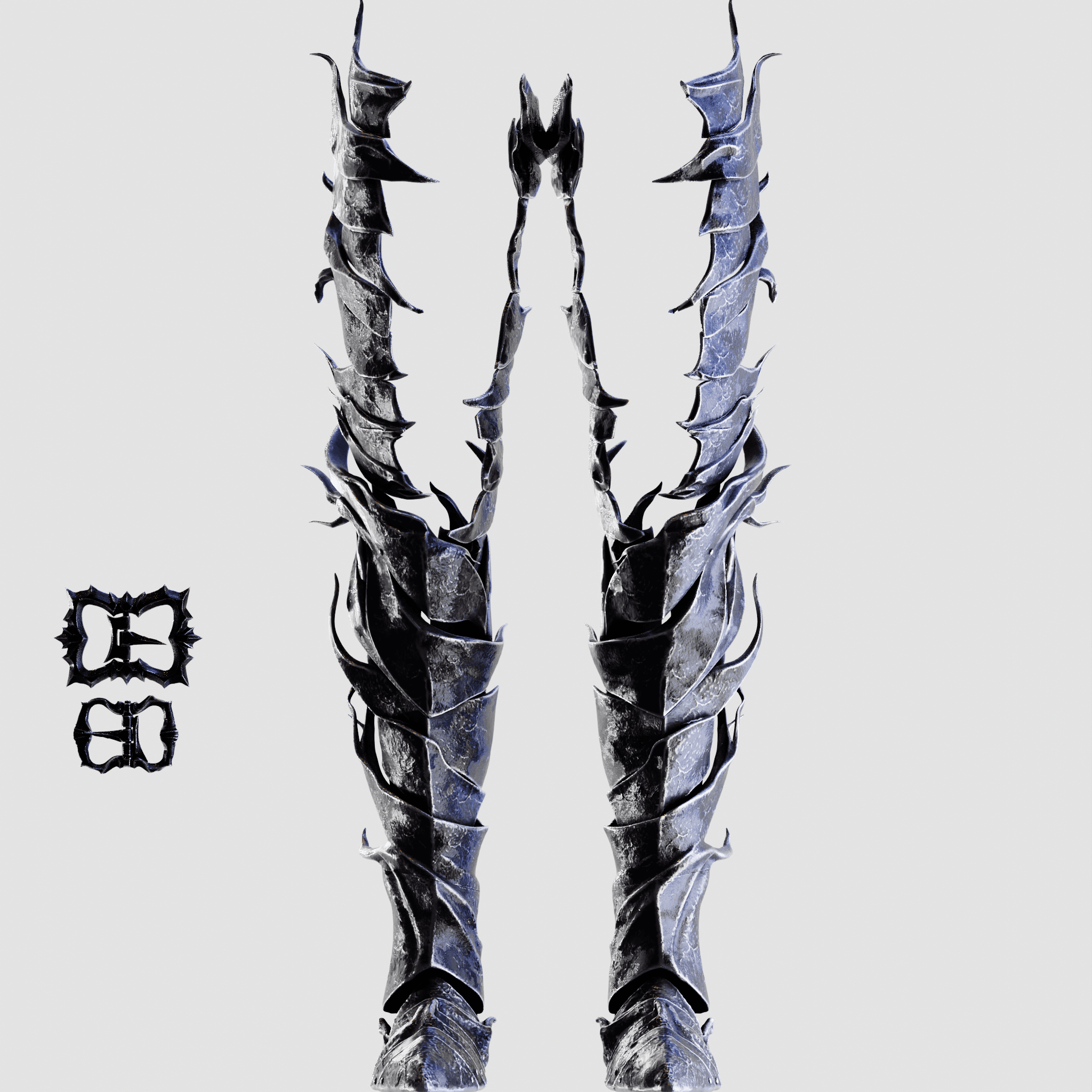 HEOLSTOR COSPLAY LEG Armor STL Model Print Fan Art 3d model