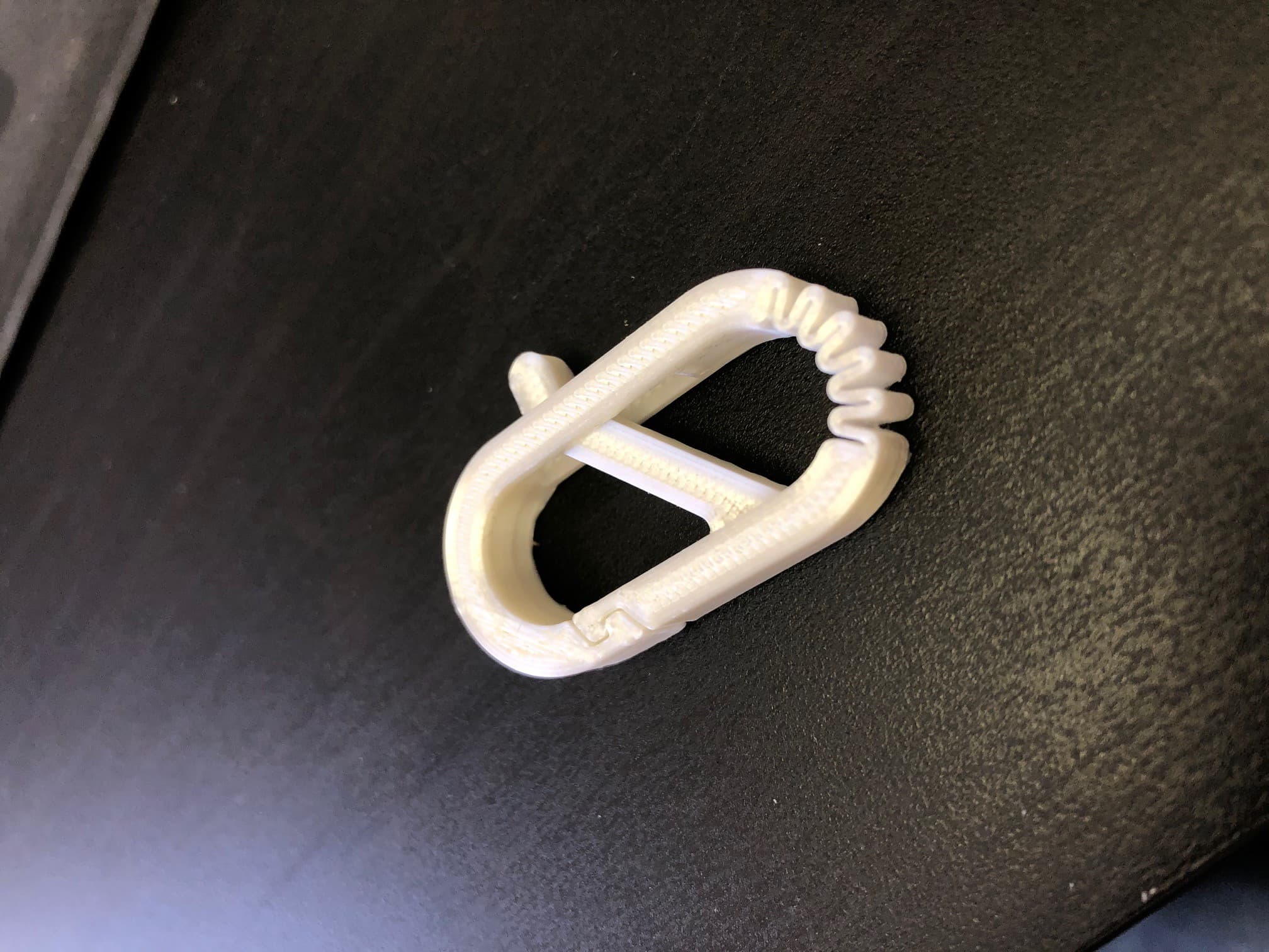 large carabiner.stl - TADA - supports: yes, infill: 100% - 3d model