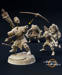 Modular Orc Archers 3d model