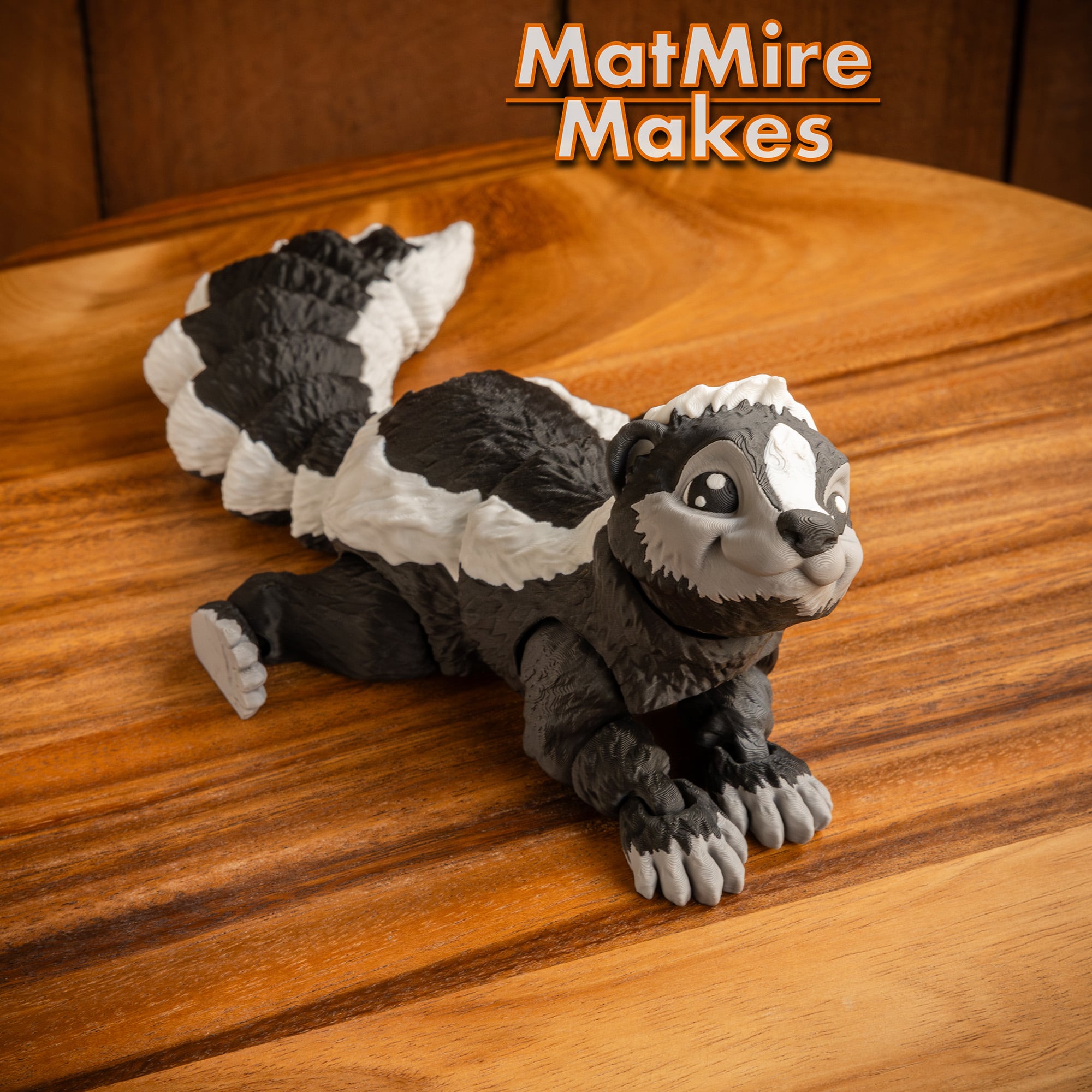 Skunk - Articulated Figure 3d model