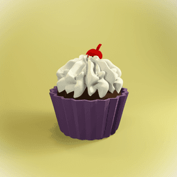 Cupcake Clicker -Ruffle Fluff 3d model