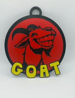 GOAT Medallion Necklace 3d model