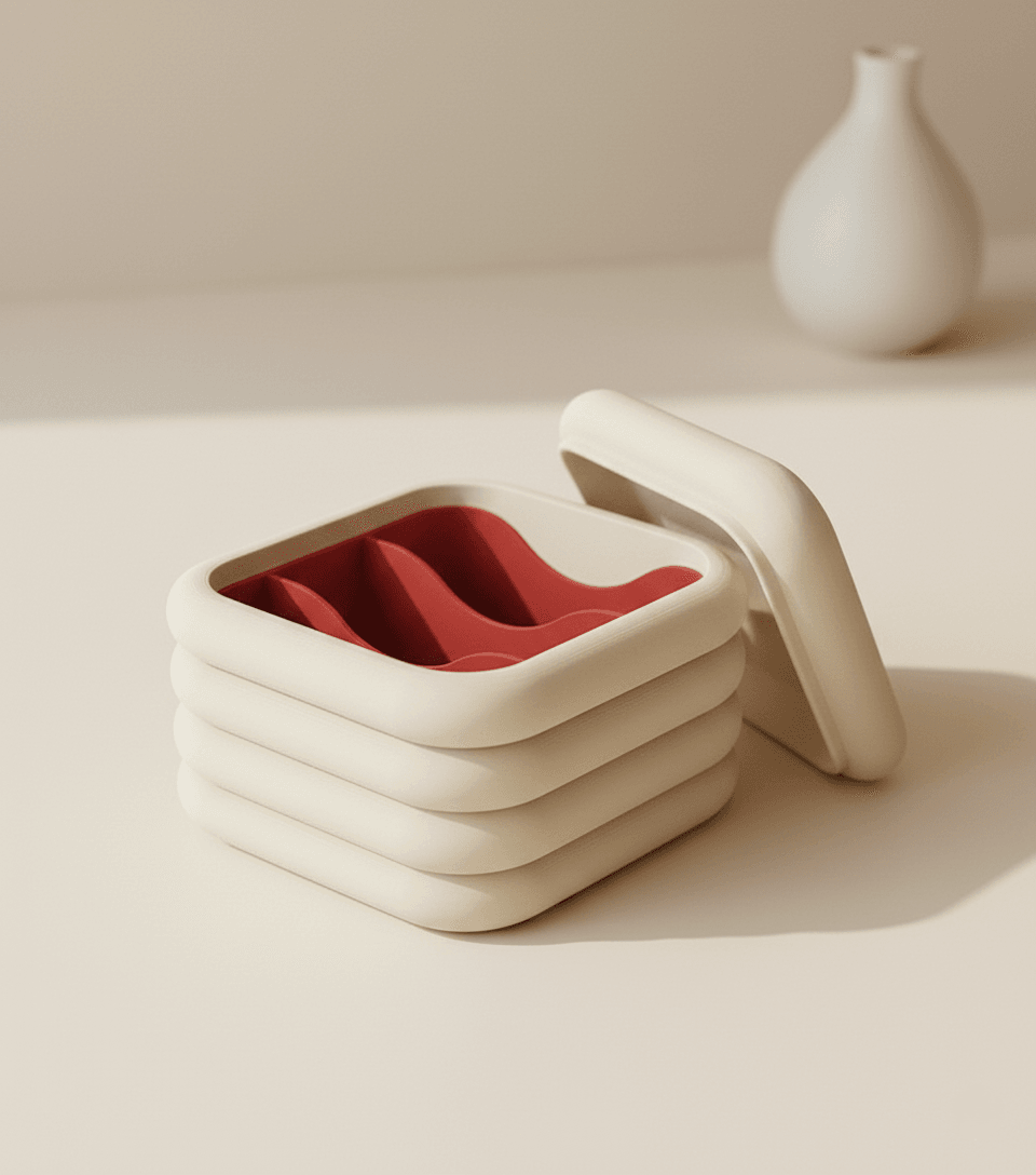Stackable Modular Desk Organiser 3d model