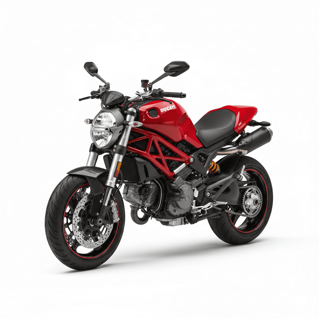 Motorcycle : Ducati Monster796 Street Naked Motorcycle 3d model