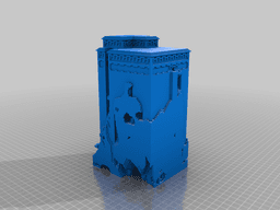 Minecraft Mansion Tower 3d model