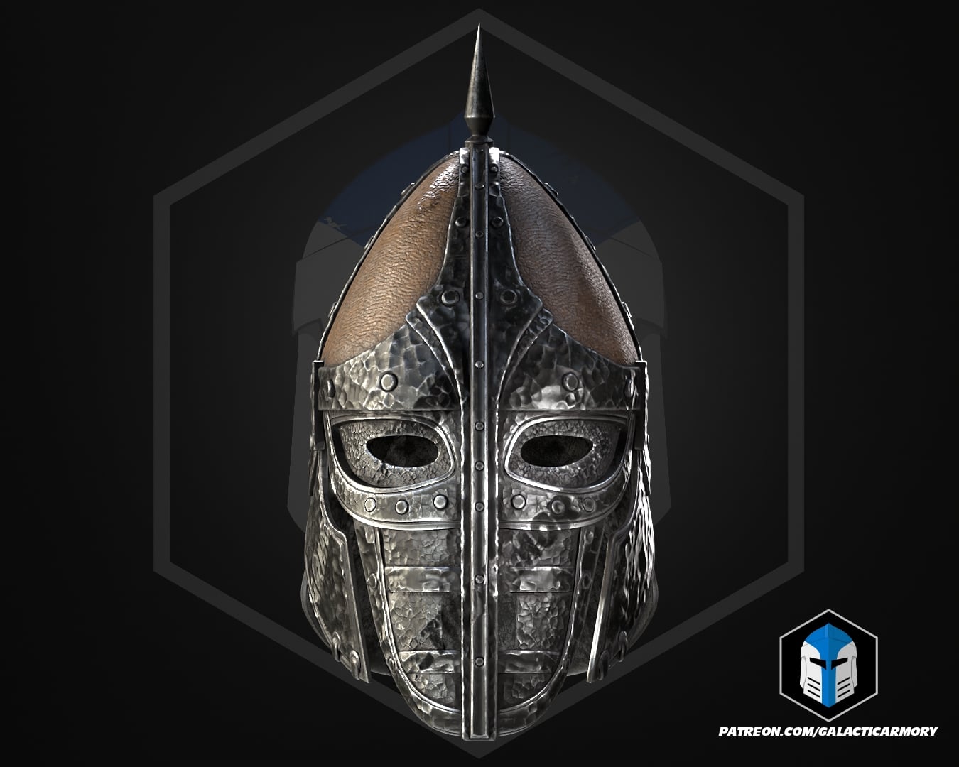 Skyrim Hold Guard Helmet - 3D Print Files 3d model