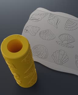 Summer Texture Rollers 3d model