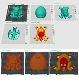 Hiding Turkey Turtle 3d model