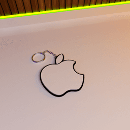 APPLE - KEYCHAIN 3d model